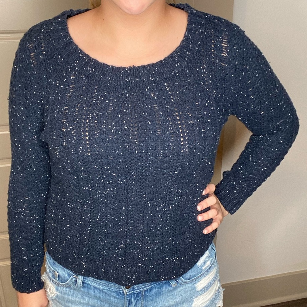 Arizona Jeans Blue knit sweater